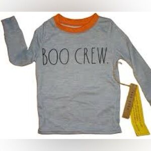 Rae Dunn Toddler Boo Crew Long Sleeve Tee